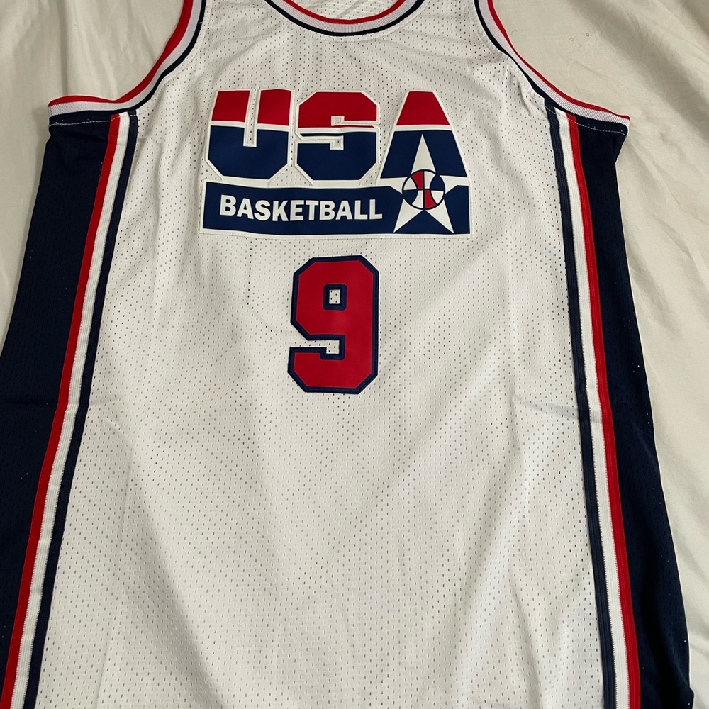 1992 Dream Team USA #9 Michael Jordan Basketball Jersey size L